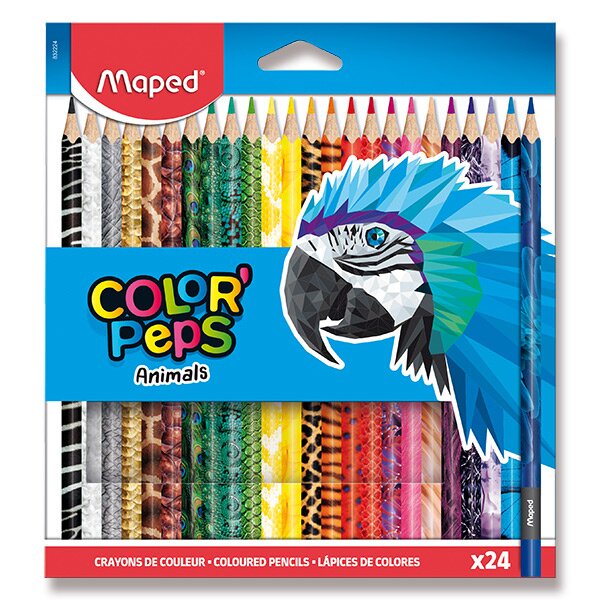 Pastelky Maped Color'Peps Animals 24 barev