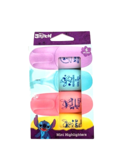 Zvýrazňovač mini Stitch 4 ks