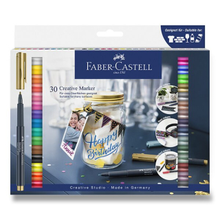 Popisovače Faber-Castell 30 ks